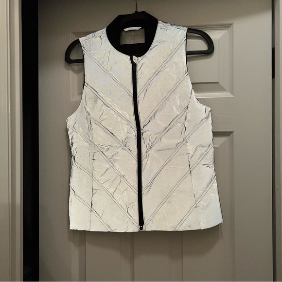 Athleta Jackets & Coats Athleta Reflective Puffer Vest Poshmark